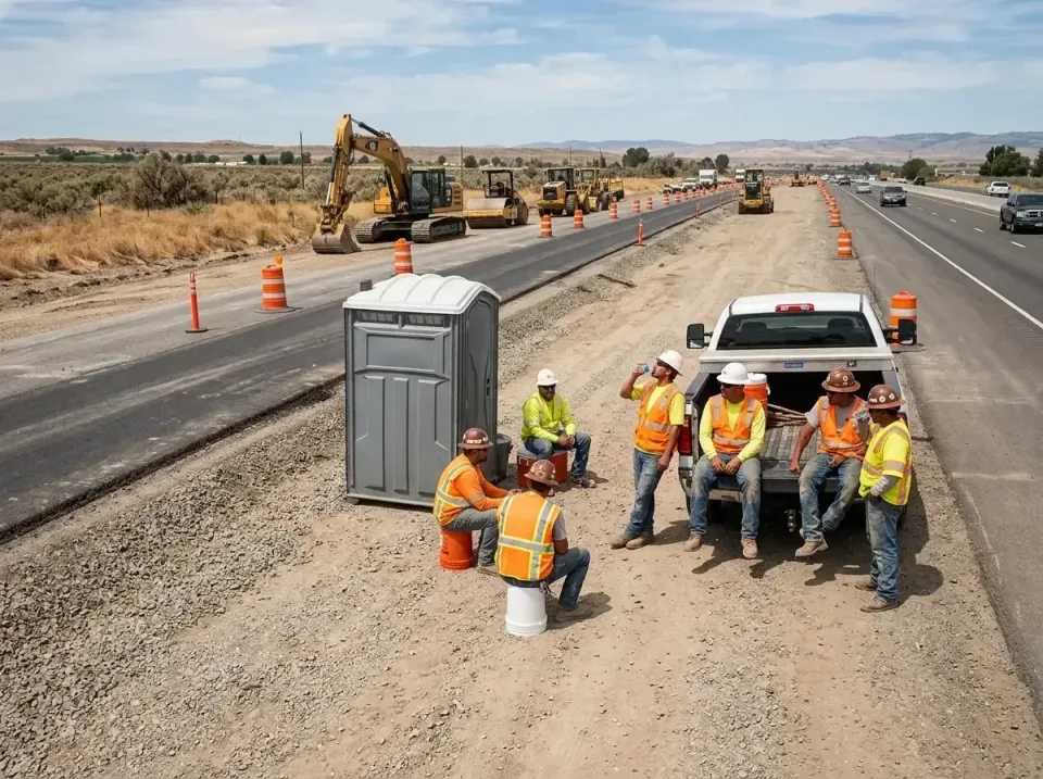 highway-road-construction-crew-007 — frequently asked questions, Porta Potty and Restroom Rentals in Byrnes Mill, MO